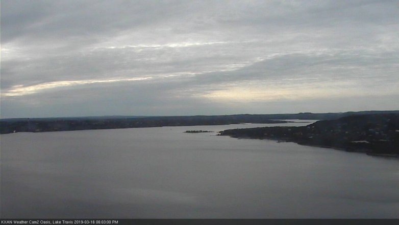 Lake Travis webcam, March 16, 2019 5:05 PM CT