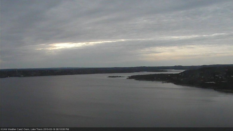 Lake Travis webcam, March 16, 2019 5:20 PM CT