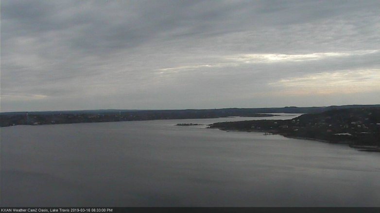 Lake Travis webcam, March 16, 2019 5:35 PM CT