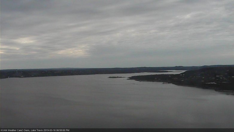 Lake Travis webcam, March 16, 2019 6:00 PM CT