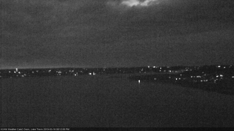 Lake Travis webcam, March 16, 2019 7:15 PM CT