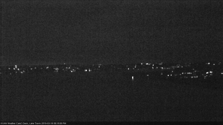 Lake Travis webcam, March 16, 2019 7:20 PM CT