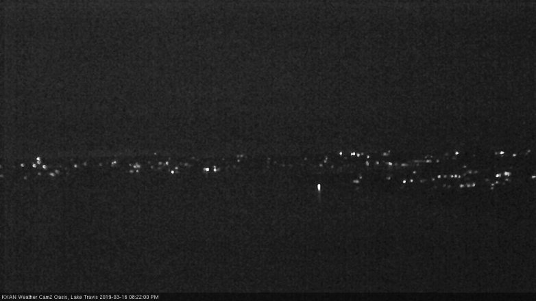 Lake Travis webcam, March 16, 2019 7:25 PM CT