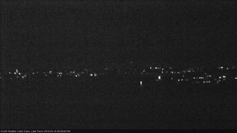 Lake Travis webcam, March 16, 2019 7:40 PM CT