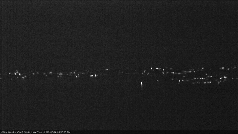Lake Travis webcam, March 16, 2019 7:55 PM CT