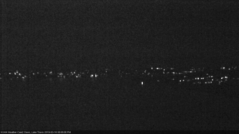 Lake Travis webcam, March 16, 2019 8:10 PM CT