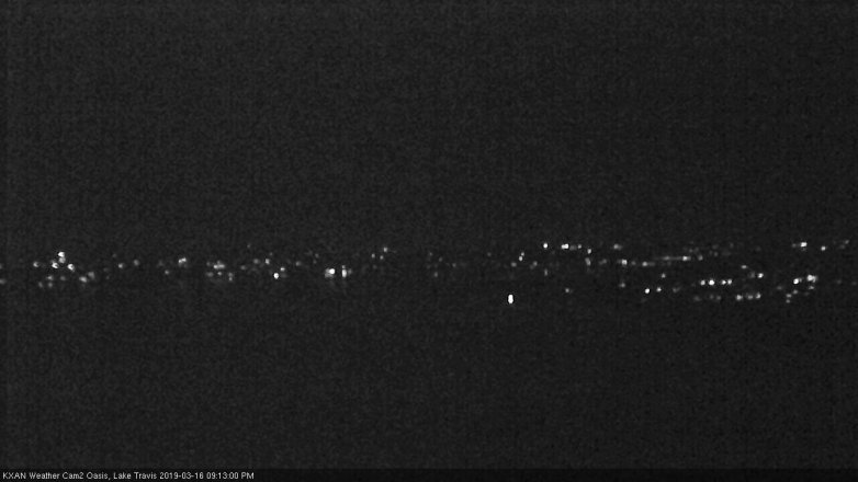 Lake Travis webcam, March 16, 2019 8:15 PM CT