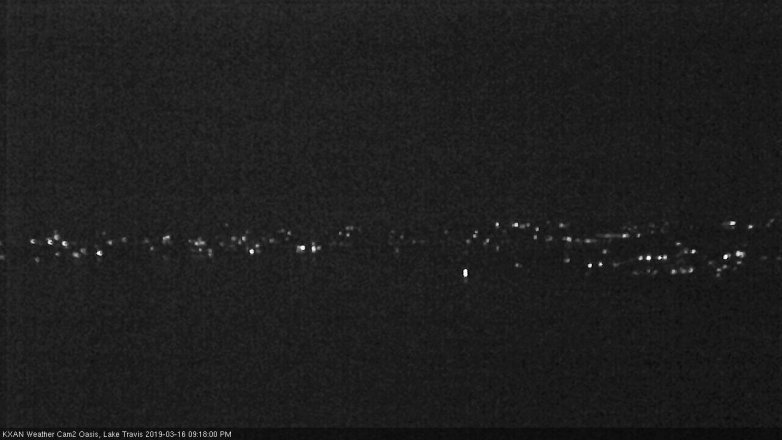 Lake Travis webcam, March 16, 2019 8:20 PM CT