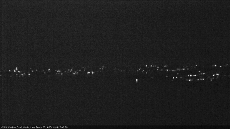 Lake Travis webcam, March 16, 2019 8:25 PM CT