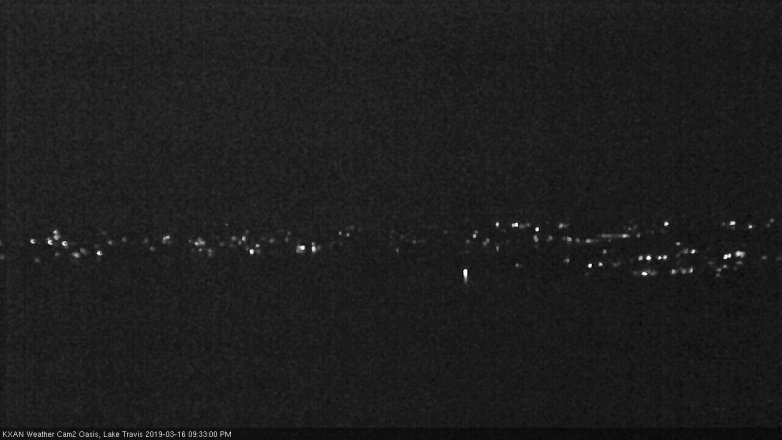 Lake Travis webcam, March 16, 2019 8:35 PM CT