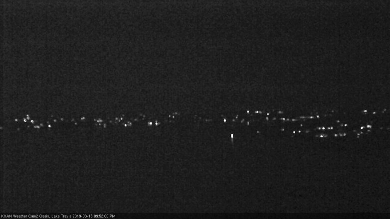 Lake Travis webcam, March 16, 2019 8:55 PM CT