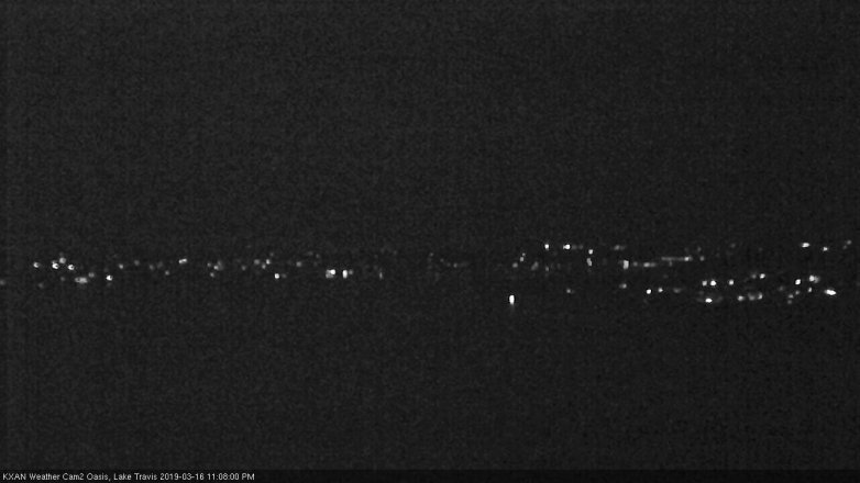 Lake Travis webcam, March 16, 2019 10:10 PM CT