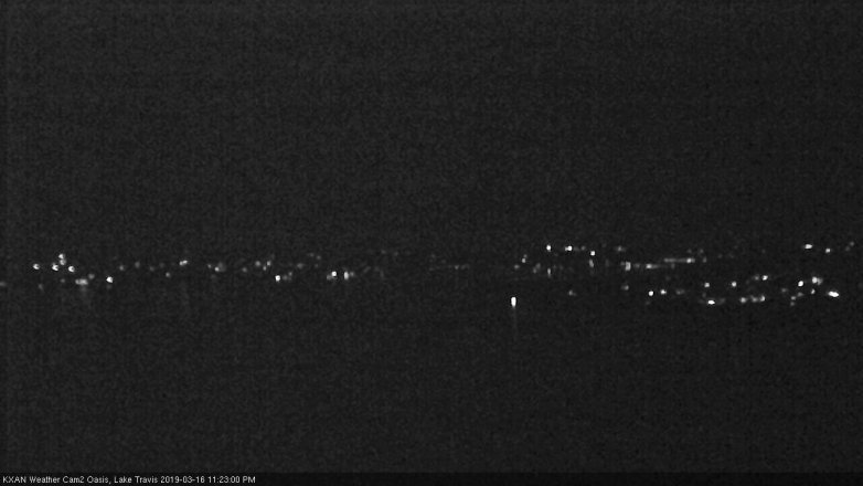 Lake Travis webcam, March 16, 2019 10:25 PM CT