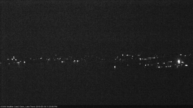 Lake Travis webcam, March 16, 2019 10:35 PM CT