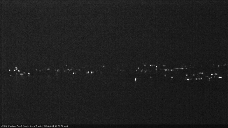 Lake Travis webcam, March 16, 2019 11:10 PM CT