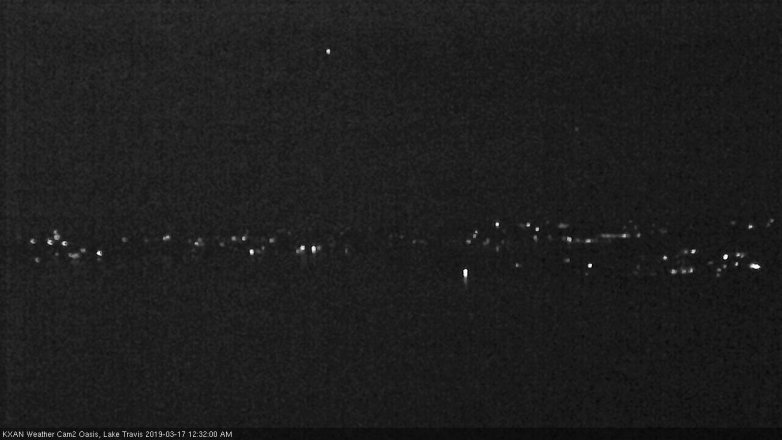 Lake Travis webcam, March 16, 2019 11:35 PM CT