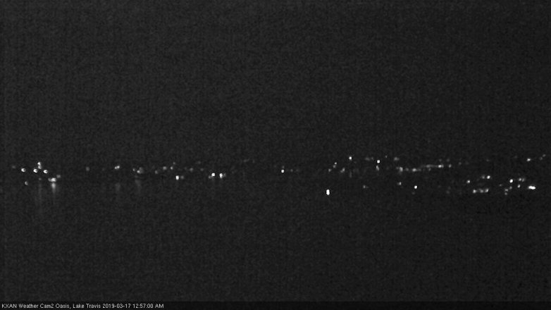 Lake Travis webcam, March 16, 2019 12:00 AM CT