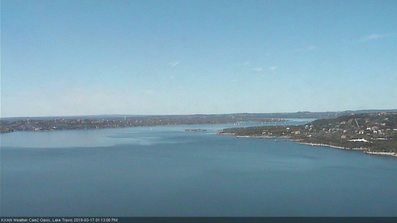 Lake Travis webcam, March 17, 2019 12:15 PM CT