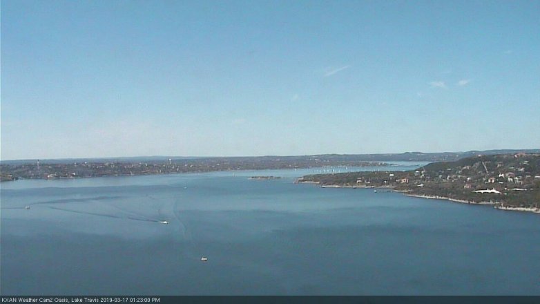 Lake Travis webcam, March 17, 2019 12:25 PM CT