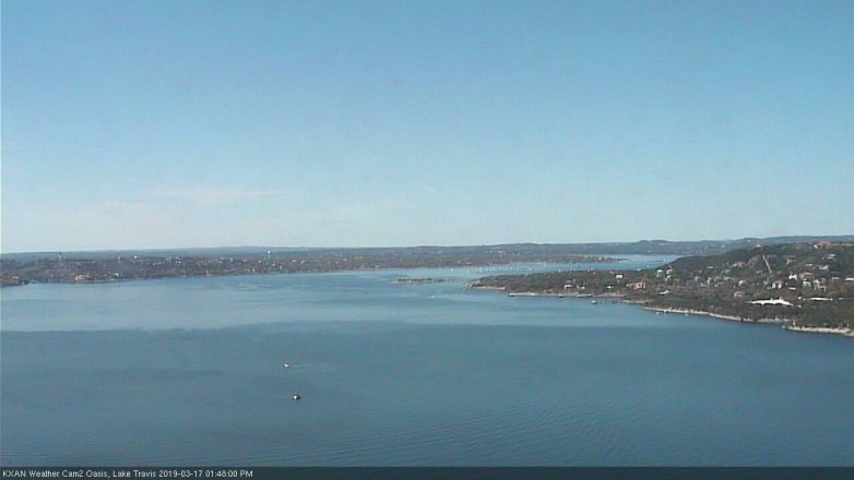 Lake Travis webcam, March 17, 2019 12:50 PM CT