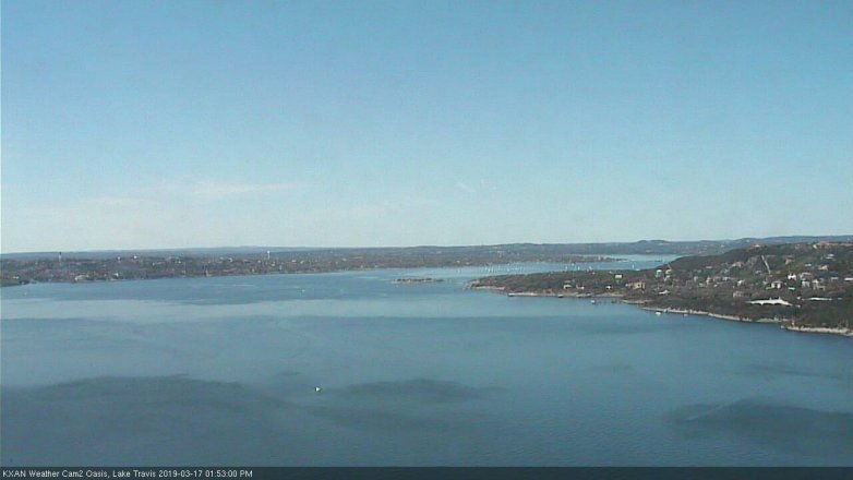 Lake Travis webcam, March 17, 2019 12:55 PM CT