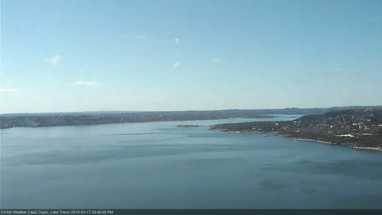 Lake Travis webcam, March 17, 2019 2:50 PM CT