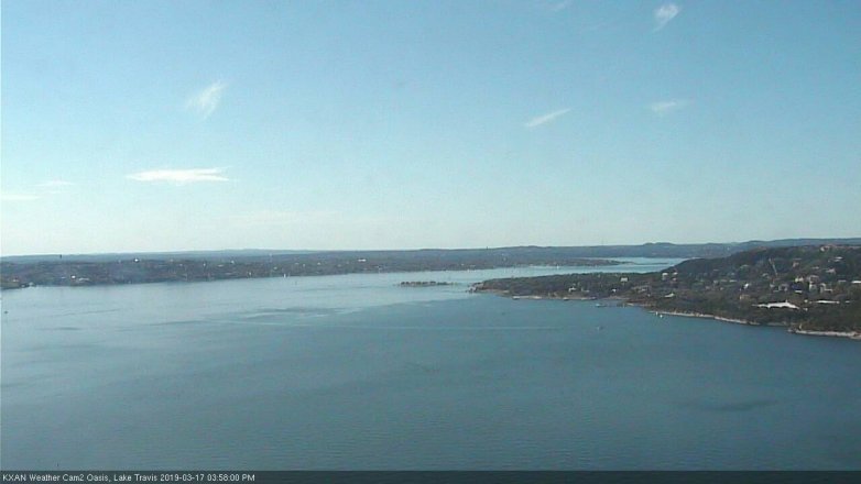 Lake Travis webcam, March 17, 2019 3:00 PM CT
