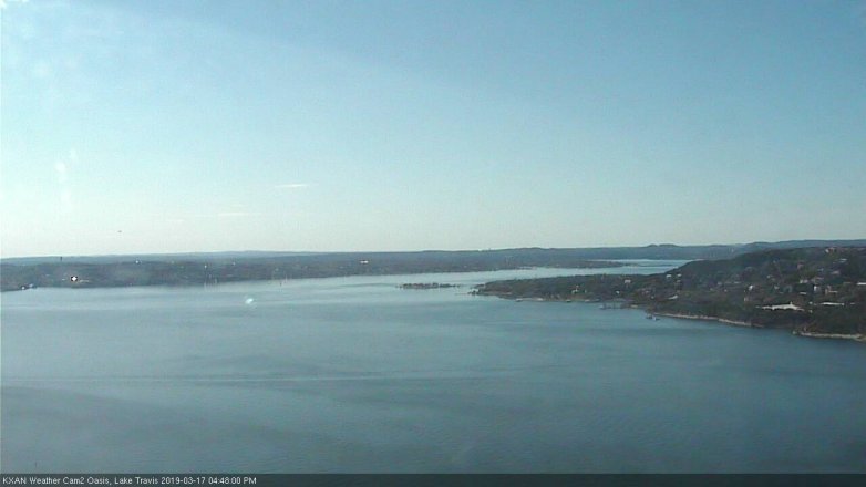 Lake Travis webcam, March 17, 2019 3:50 PM CT