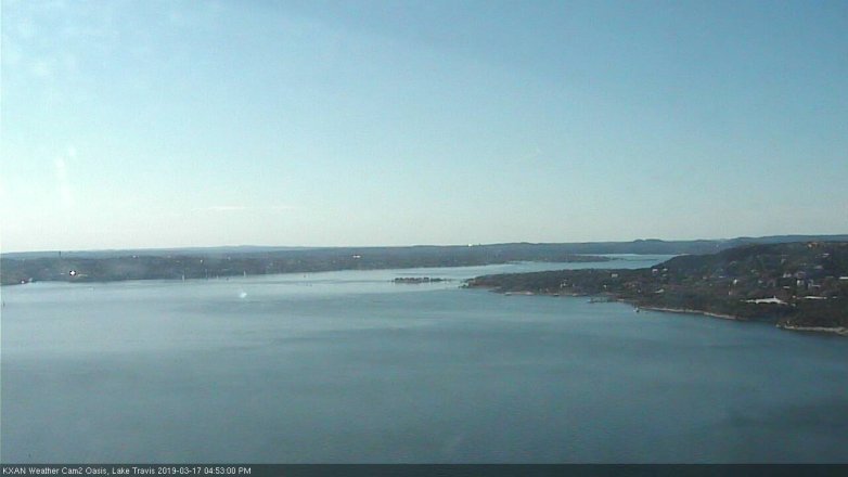 Lake Travis webcam, March 17, 2019 3:55 PM CT