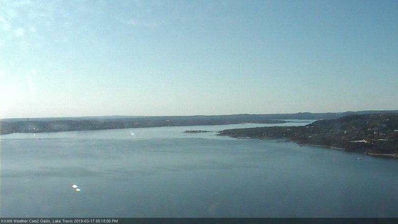 Lake Travis webcam, March 17, 2019 4:20 PM CT