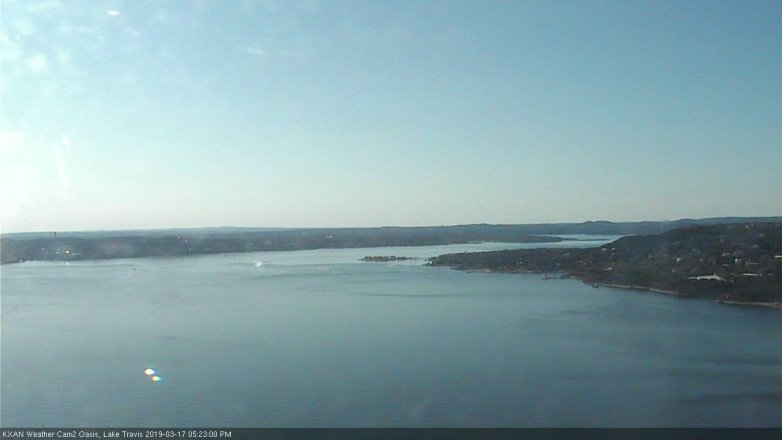Lake Travis webcam, March 17, 2019 4:25 PM CT