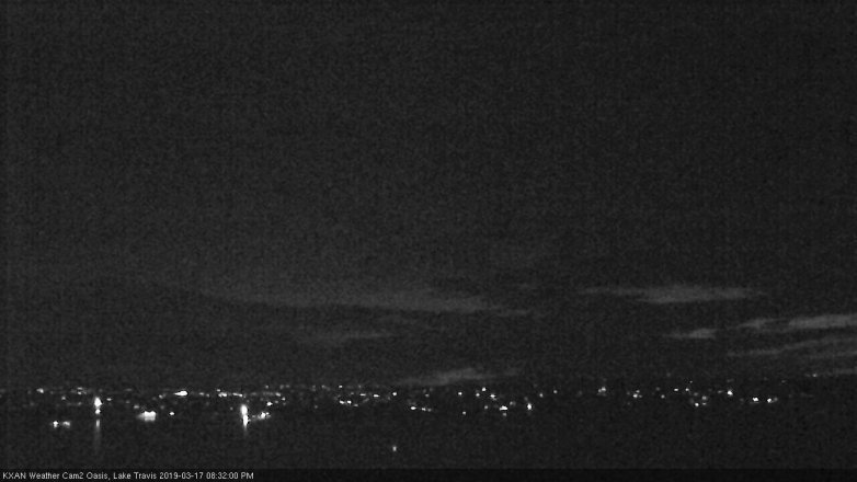 Lake Travis webcam, March 17, 2019 7:35 PM CT