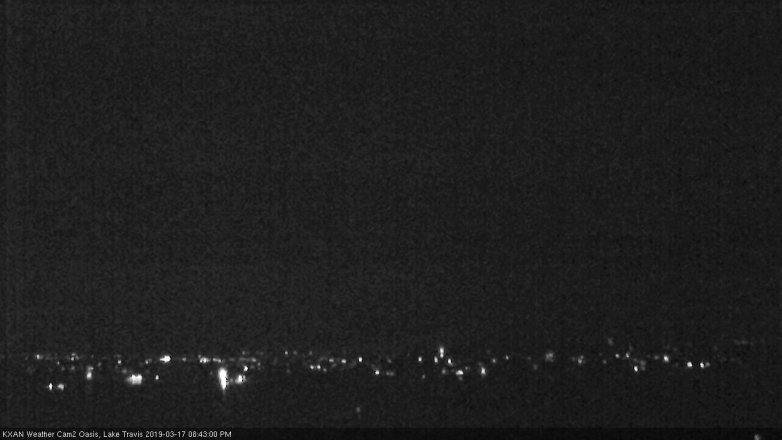 Lake Travis webcam, March 17, 2019 7:45 PM CT