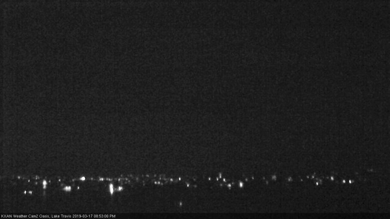 Lake Travis webcam, March 17, 2019 7:55 PM CT