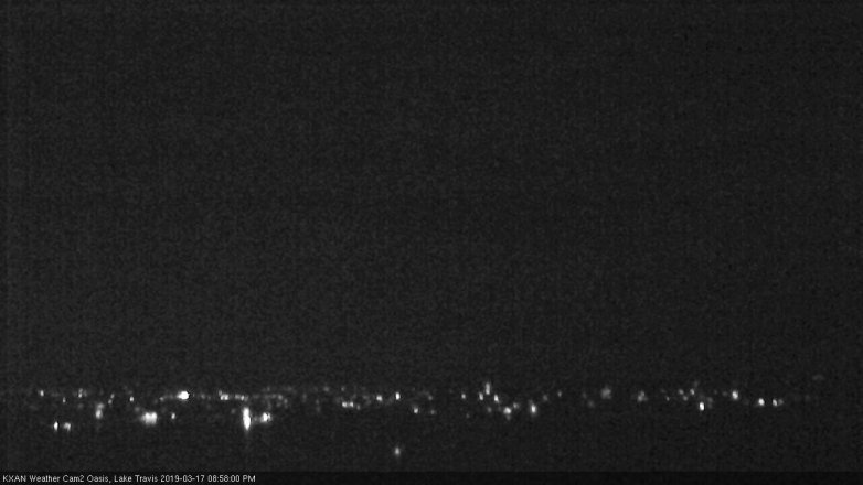 Lake Travis webcam, March 17, 2019 8:00 PM CT