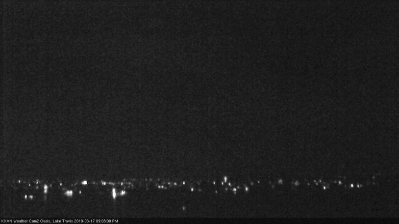 Lake Travis webcam, March 17, 2019 8:10 PM CT