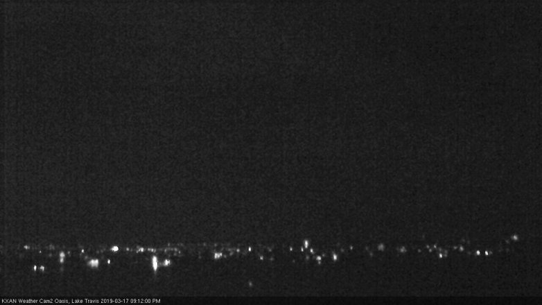Lake Travis webcam, March 17, 2019 8:15 PM CT