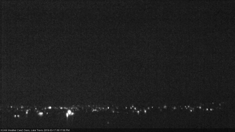 Lake Travis webcam, March 17, 2019 8:20 PM CT