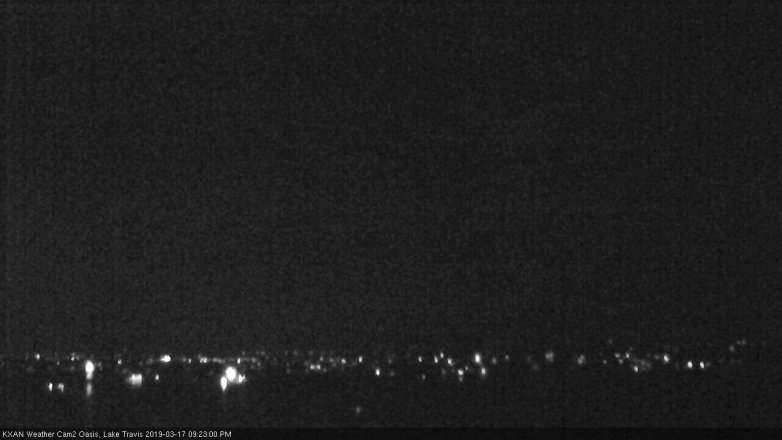 Lake Travis webcam, March 17, 2019 8:25 PM CT