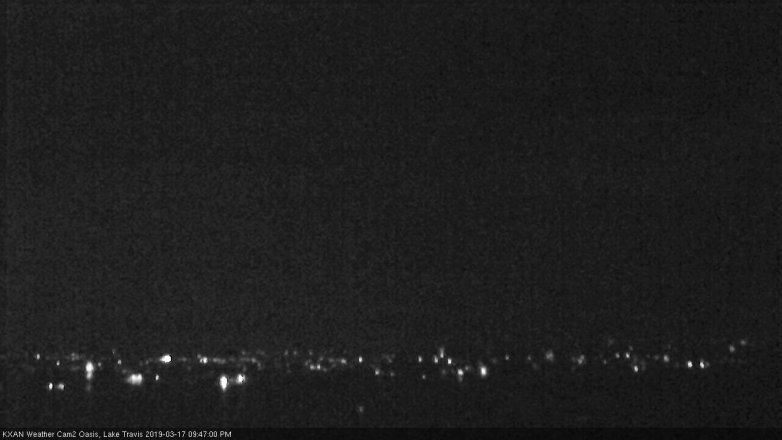 Lake Travis webcam, March 17, 2019 8:50 PM CT