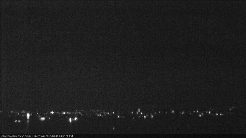 Lake Travis webcam, March 17, 2019 8:55 PM CT