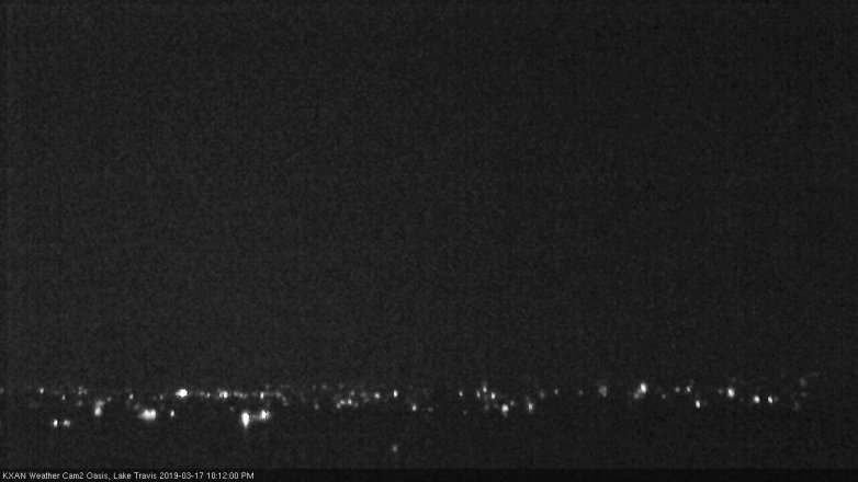 Lake Travis webcam, March 17, 2019 9:15 PM CT
