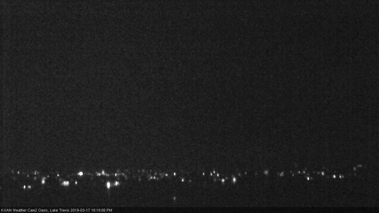 Lake Travis webcam, March 17, 2019 9:20 PM CT