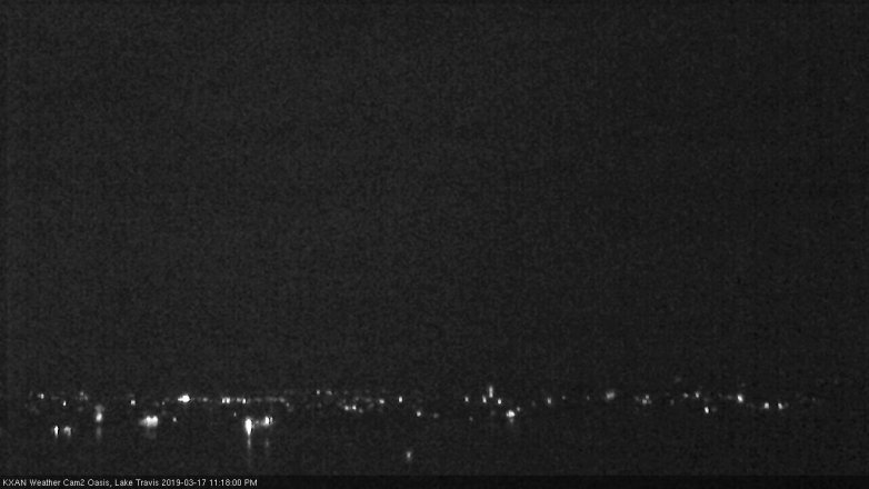 Lake Travis webcam, March 17, 2019 10:20 PM CT