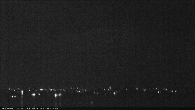 Lake Travis webcam, March 17, 2019 10:35 PM CT