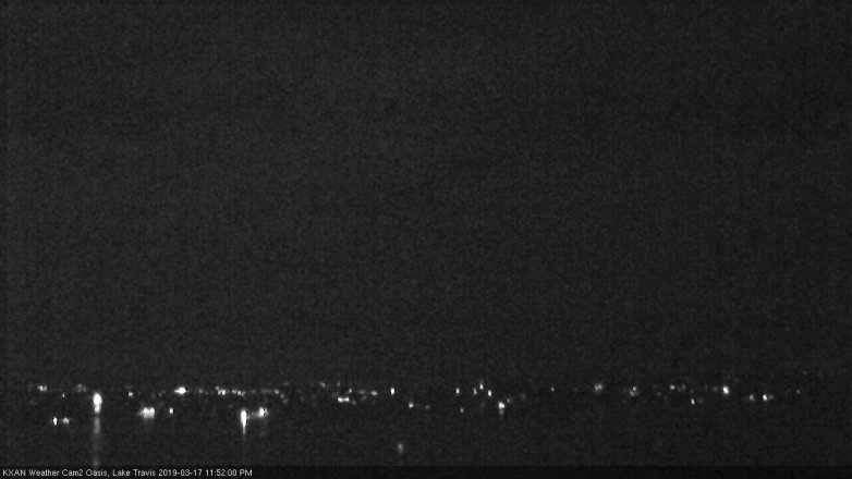 Lake Travis webcam, March 17, 2019 10:55 PM CT