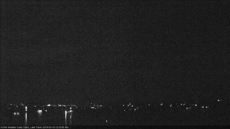Lake Travis webcam, March 17, 2019 11:35 PM CT