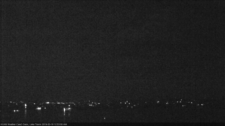 Lake Travis webcam, March 17, 2019 11:55 PM CT