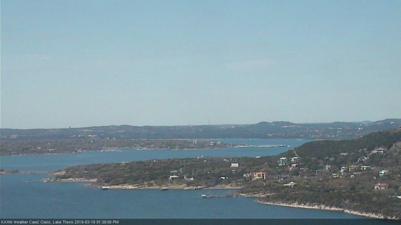 Lake Travis webcam, March 18, 2019 12:40 PM CT