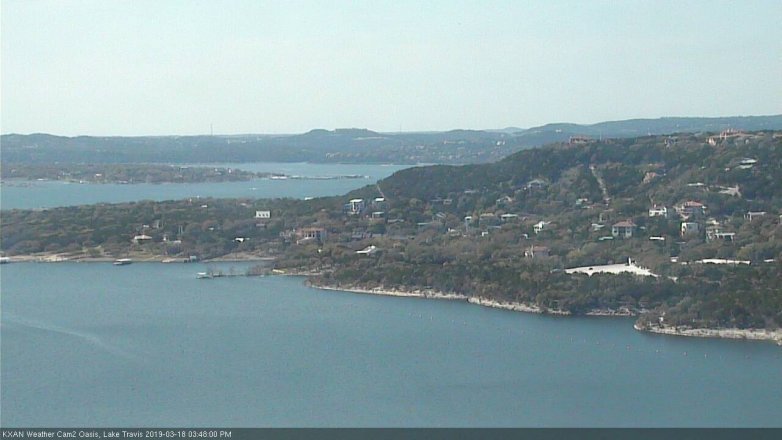 Lake Travis webcam, March 18, 2019 2:50 PM CT